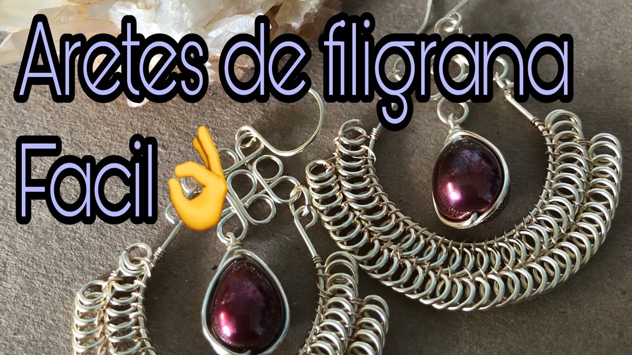 ARRACADAS EN TECNICA FILIGRANA 