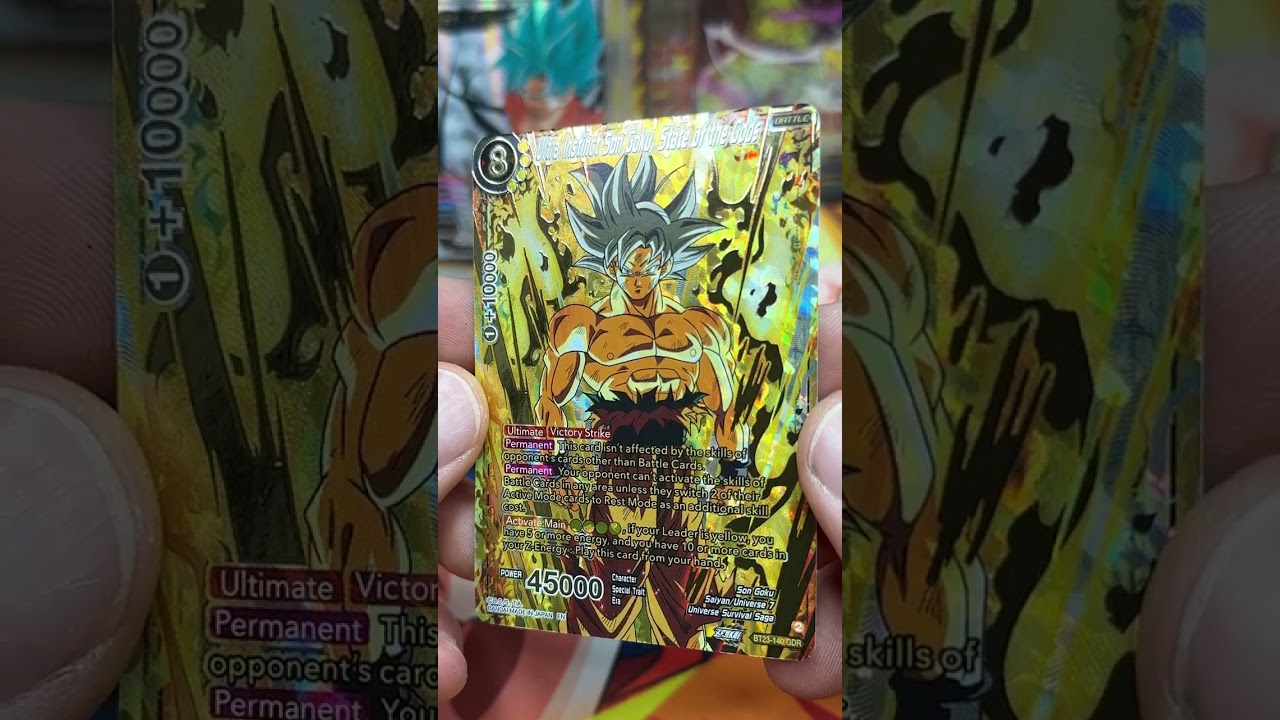 Ultra Instinct Son Goku, State Of The Gods! GOD RARE! 