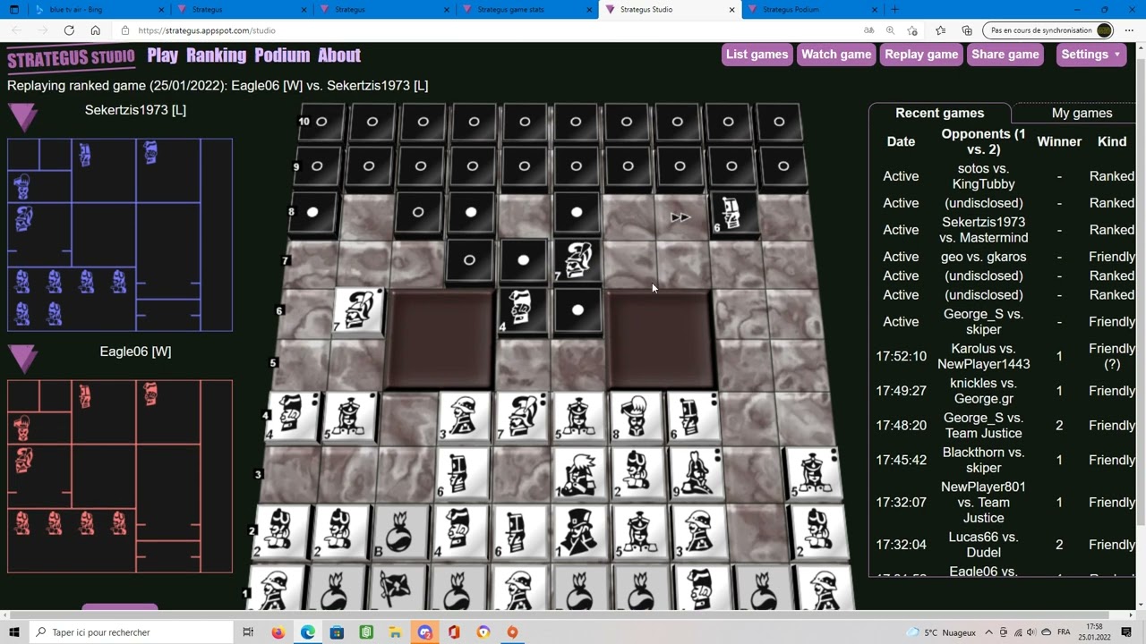 Strategus Game: Sekertzis1973 VS Eagle06