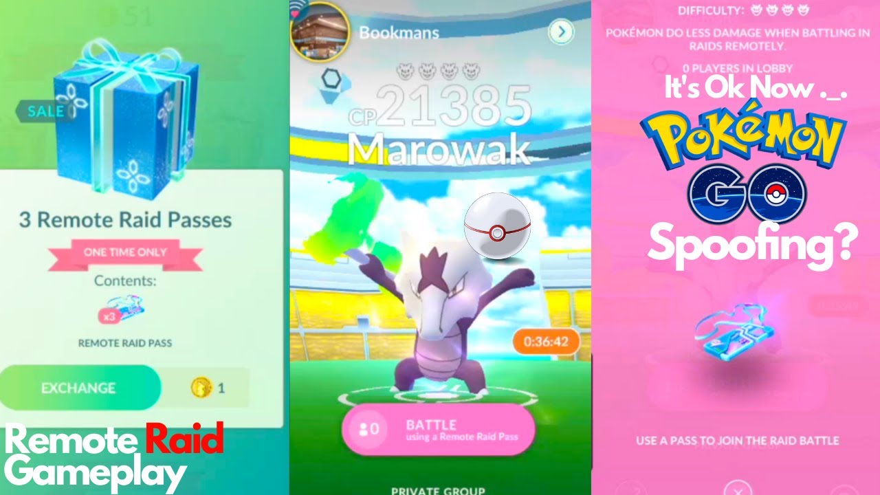 Remote Raid Passes Gameplay Pokemon Go Update Spoofer Play From Home Youtube Remote Raid Passes Gameplay Pokemon Go Update Spoofer Play From Home Youtube