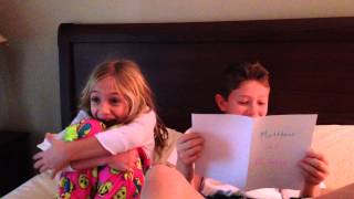 Surprise baby Announcement