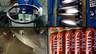 How It's Actually Made - Aluminum Cans, Foil, Bike Wheels, Canoes, and More