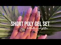 Polygel Nails | Short Square | Lazy Girl Method