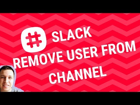 SLACK how to remove user from channel