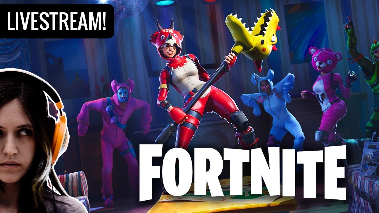 Streaming some more Fortnite after PC froze