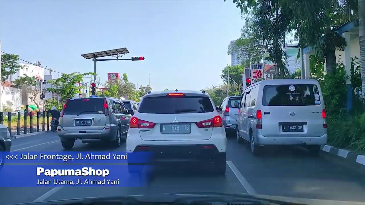 Kota Surabaya - Jalan Raya Diponegoro, Raya Wonokromo dan Jl  Ahmad Yani