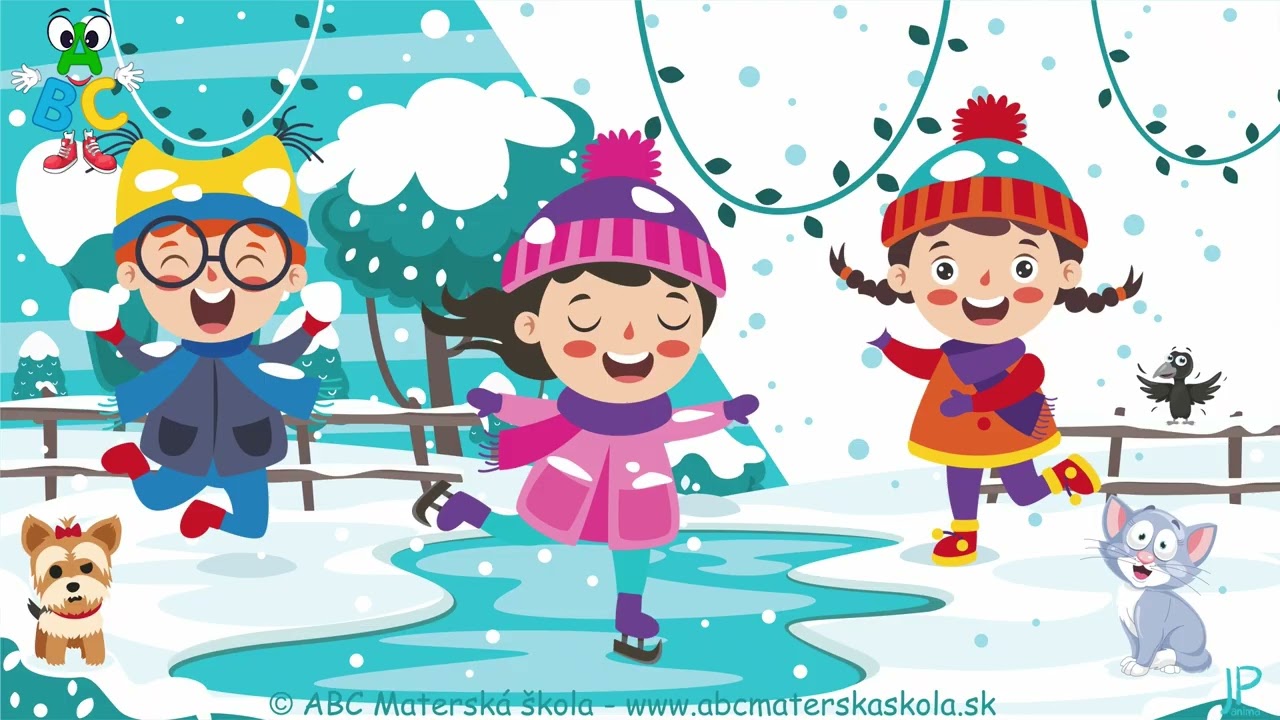 ABC Materská škola – Zimné športy | Melodické vzdelávanie pre deti | Zimné pesničky pre predškolákov