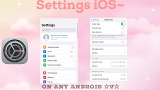 Settings IOS on any android🥰 screenshot 4