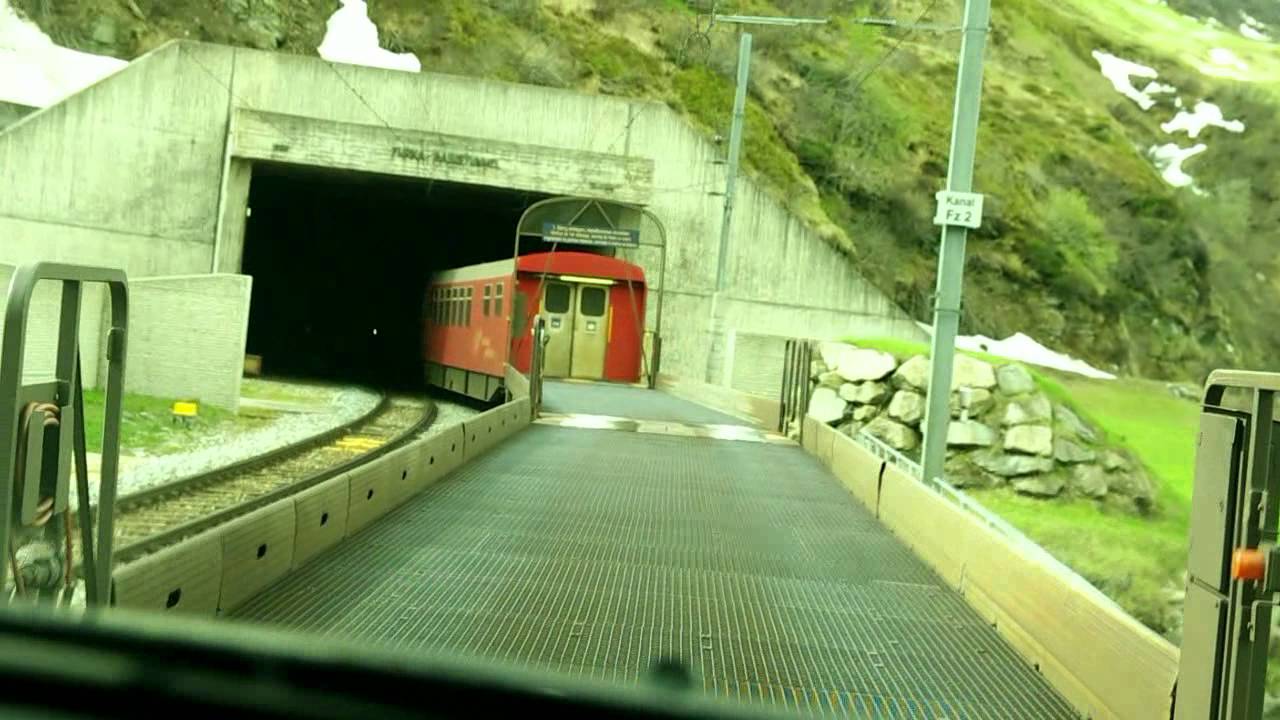 Furka Oberalp Car Train YouTube