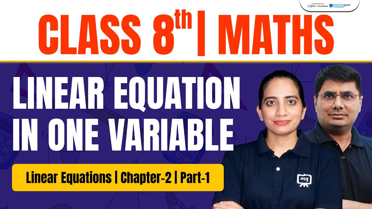 Linear Equation In One Variable Class 8 Maths | Class 8 Maths Chapter 2 ...