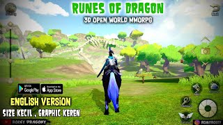 Indah Bener Gamenya - Open World 3D MMORPG !!! Runes of Dragon (ENG) Android  CBT Gameplay screenshot 5