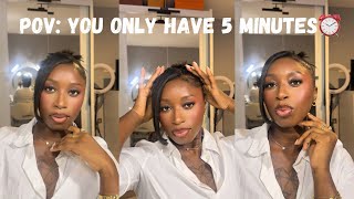 My Everyday 5-minute Makeup Routine | Looking Put Together In No Time✨ #grwm #everydaymakeup #fyp 