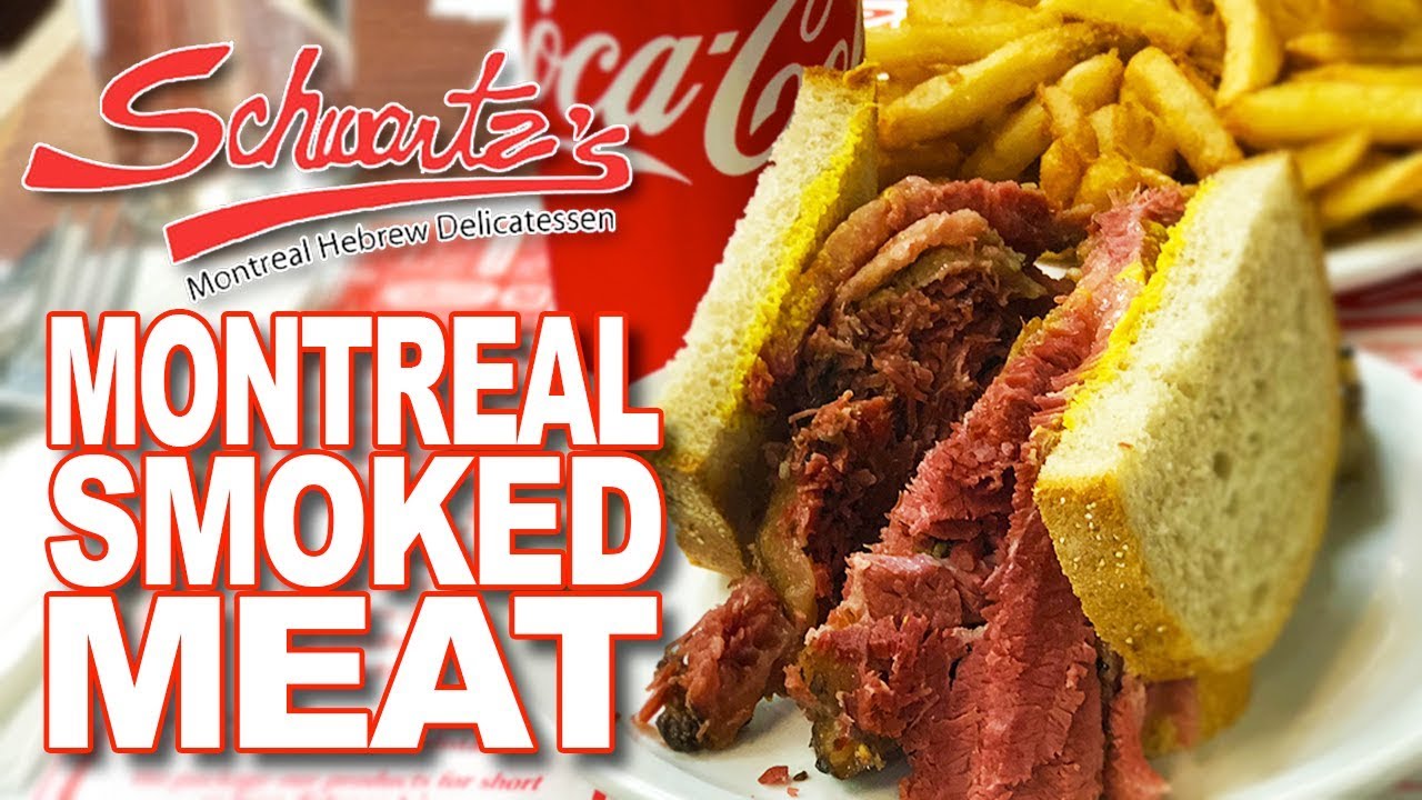 Schwartz s Deli Famous Montreal Smoked Meat Sandwich YouTube