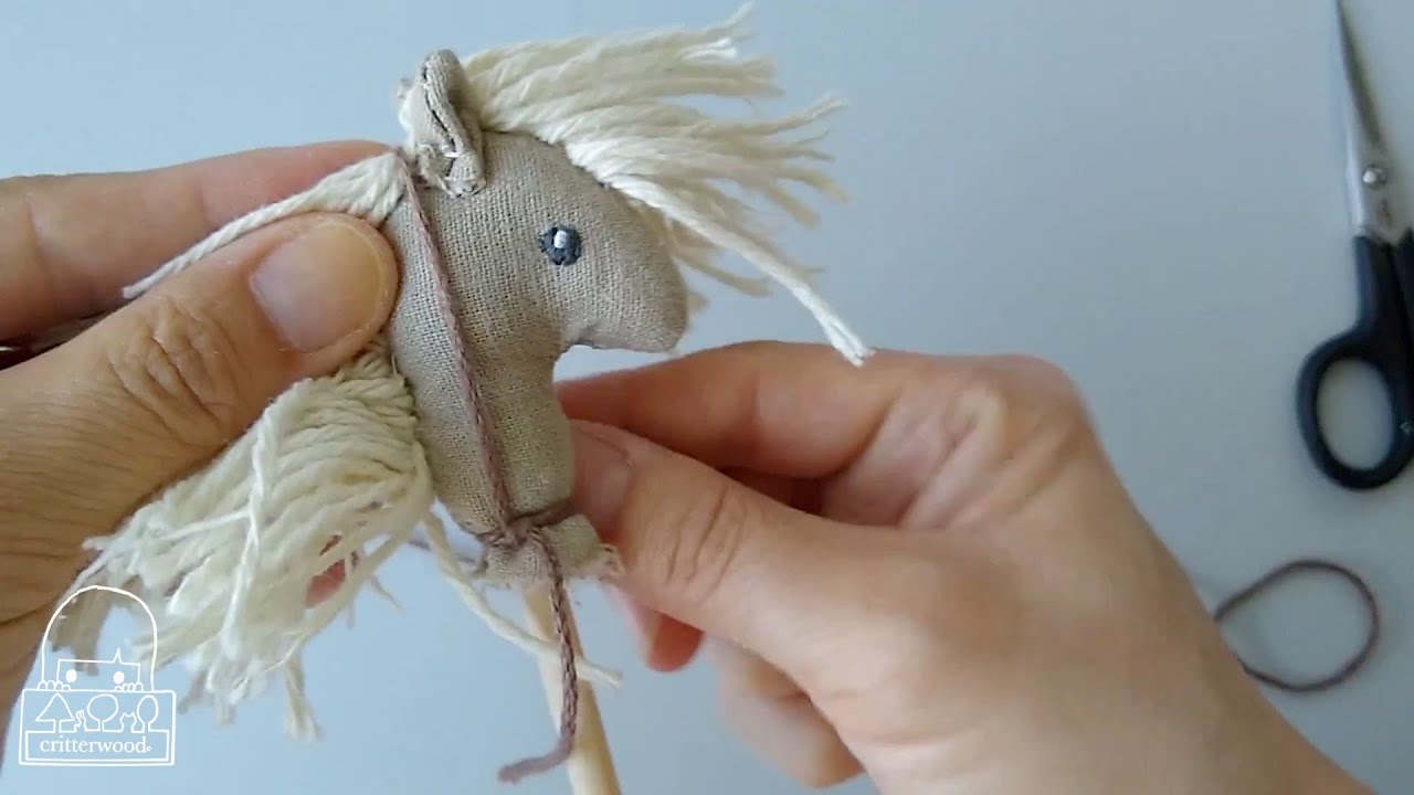Dollhouse Miniature Hobby Horse How It Is Made YouTube