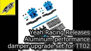 Yeah Racing Releases Aluminum performance damper upgrade set for TT-02