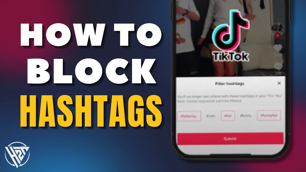 How To Block Hashtags on TikTok - YouTube