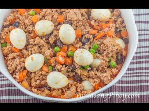 Pork Giniling with Quail Eggs | Panlasang Pinoy