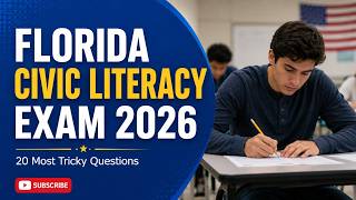 Florida Civic Literacy Exam 2026— 20 Tricky Questions for a Guaranteed Pass #fcleexam #civic