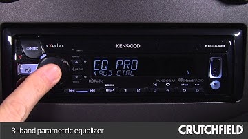 Kenwood KDC-X498 Display and Controls Demo | Crutchfield Video