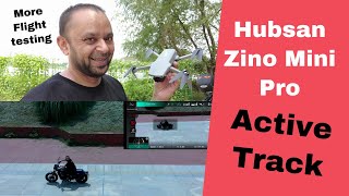 Hubsan Zino Mini Pro Active Track Obstacle avoidance hovering in winds tests