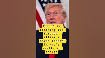 The US is teaching its European allies a harsh lesson in who’s really in charge