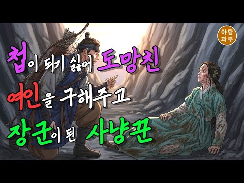 첩으로 팔려간 여인을 구해주고 장군이 된 사냥꾼 | 야담·민담·전설·설화·옛날이야기