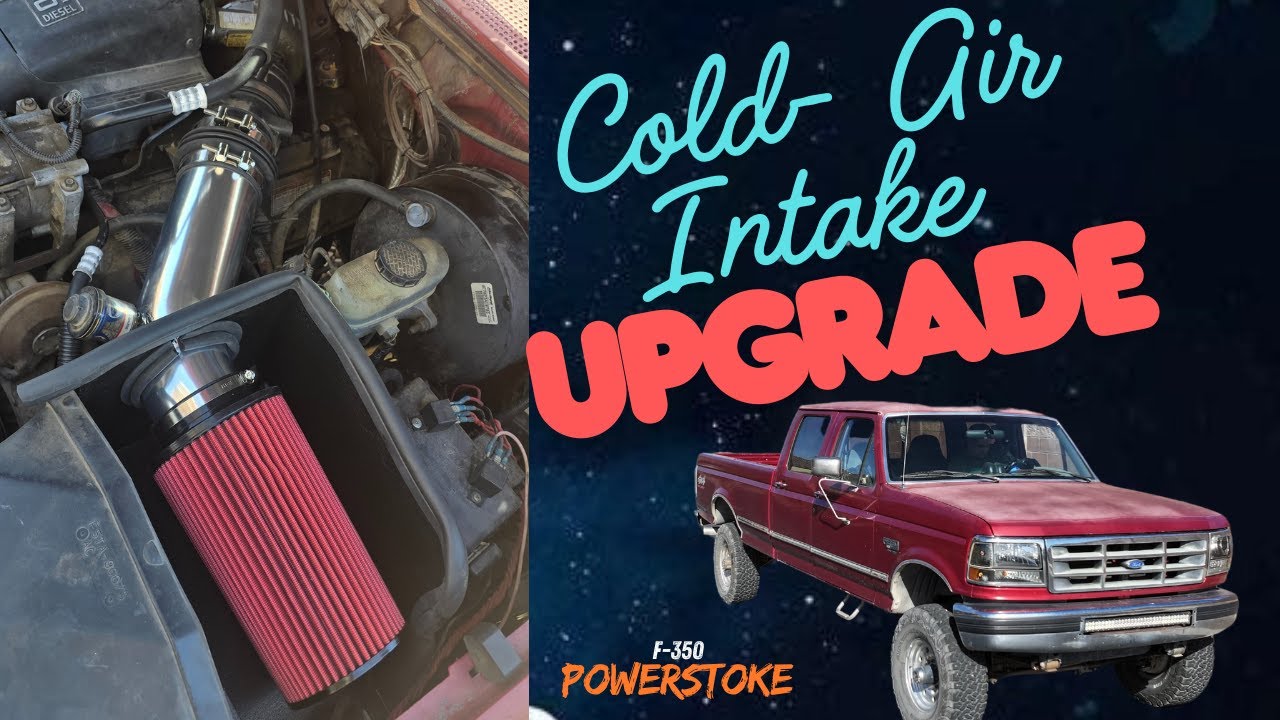 1997 Ford F-350 Power stroke Spectre Cold air intake upgrade