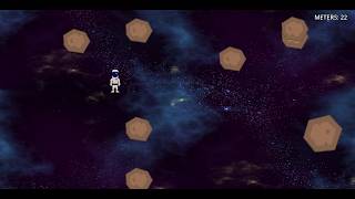 My first game Astronaut asteroid (Gameplay)
