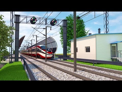 Fast Train Concept Promo 3D Animation - YouTube