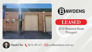 Recently Leased | 3/12 Rowood Road, Prospect