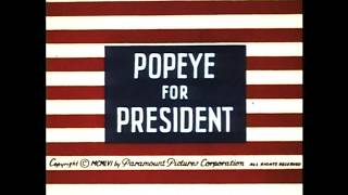 Popeye the Sailor: Popeye for President opening/closing titles (3/30/1956)