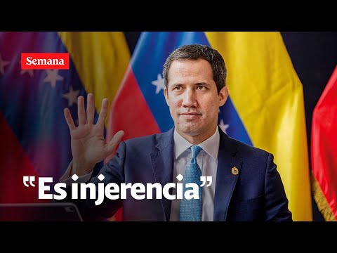 El líder opositor Juan Guaidó se refiere a visita de Petro a Venezuela | Semana noticias