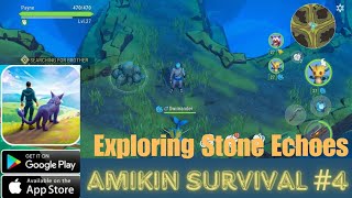 Amikin Survival #4 | Exploring Stone Echoes &  catching fire Amikins 🔥 | ⬇️