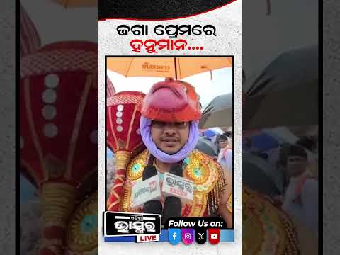 ଜଗା ପ୍ରେମରେ ହନୁମାନ #odishabhaskar #latestnews #jagannath #puri #rathyatra