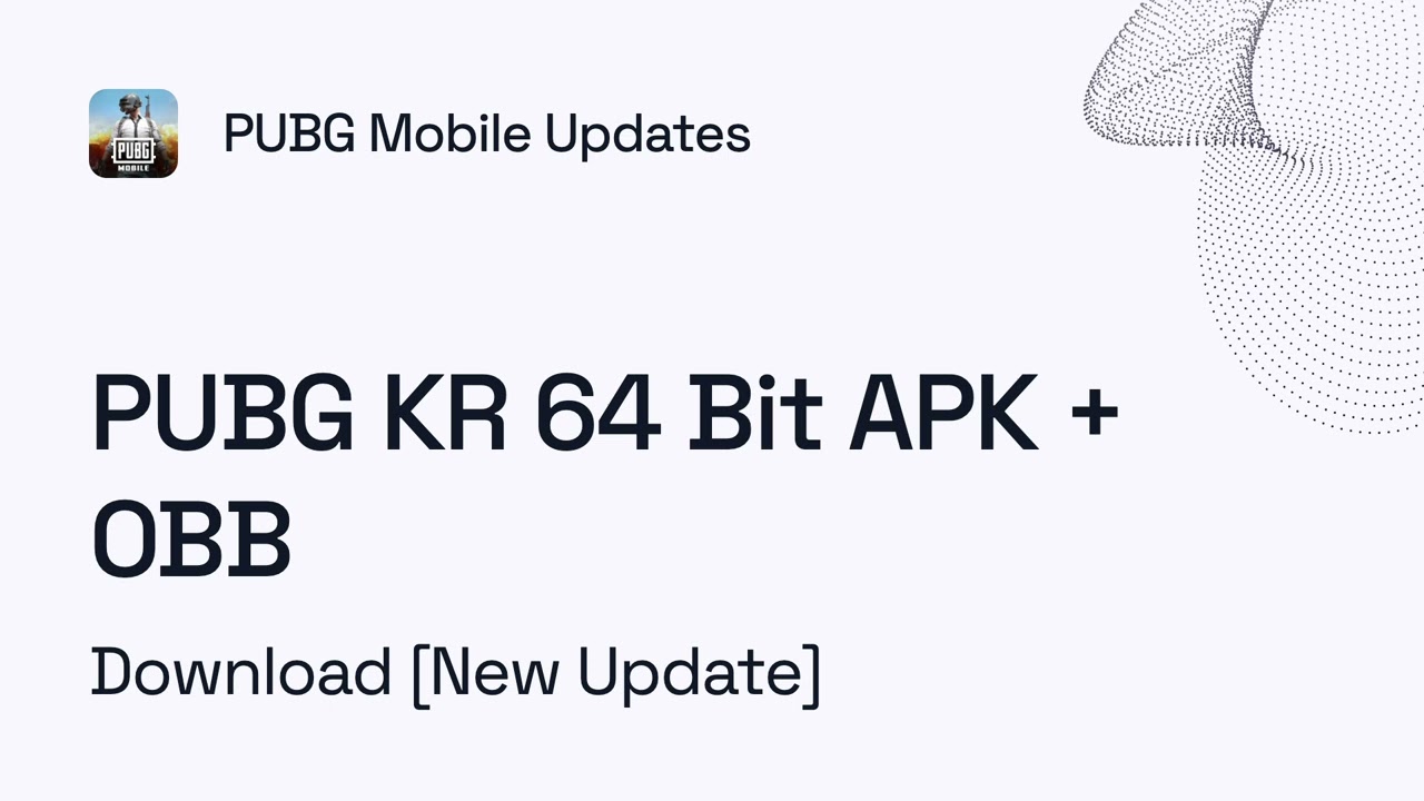 PUBG KR 64 Bit APK + OBB Download | New Update 4.3 Latest Version 2026 (No Ban Risk)