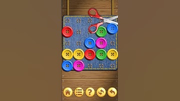 Button and Scissors | 5*5 | Level 302 #youtube #youtubeshorts #shorts