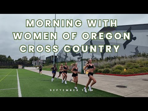 Morning with Women of Oregon Cross Country 💚