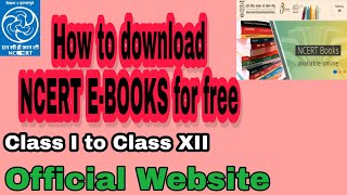 How to Download NCERT E-BOOKS for free | NCERT Books Class 1 to 12 | NCERT Book kaise download kare screenshot 1