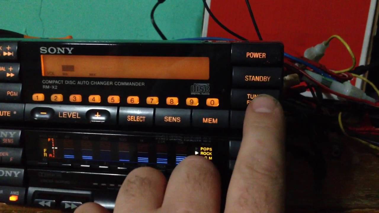 Sony car stereo rack