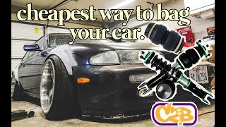 Cheapest Way To Bag Your Car, C2B Suspension Pt.2