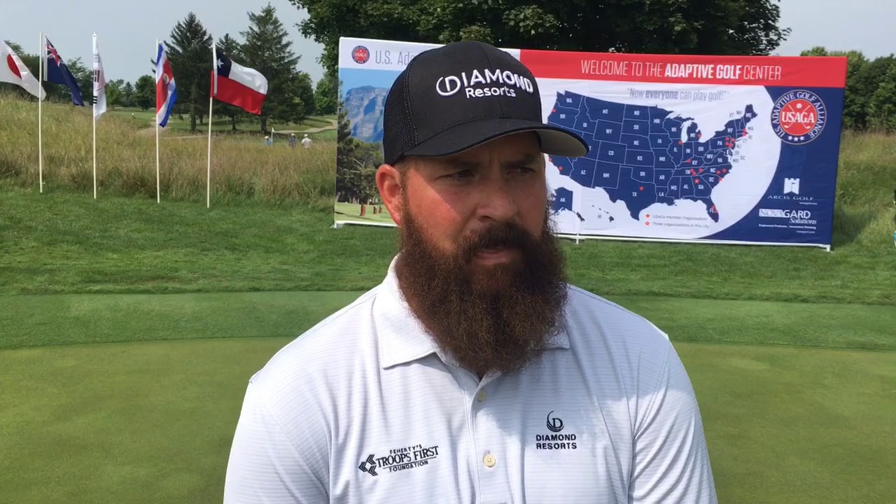 Adaptive golf ‘celebrity’ Chad Pfeifer talks about golf therapy, presidential hole-in-one