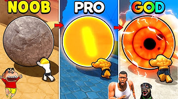 SHINCHAN NOOB vs PRO vs GOD in SISPHUS TRAINING ROBLOX with FRANKLIN & CHOP | DREAM SQUAD