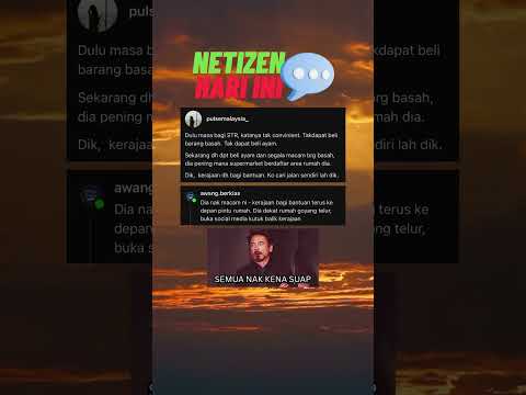 Alahai semua benda nak kena suap. #NetizenHariIni