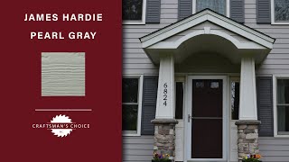 James Hardie Pearl Gray Siding Color Design Ideas & Project Examples