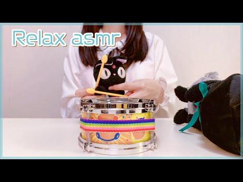 神技ドラマー ケケの演奏会 ミニチュアドラムの音 猫がドラム叩いてみた miniature drum sounds | Relaxing ASMR