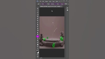 Ps Hidden Trick | Create Tree in Photoshop #shorts