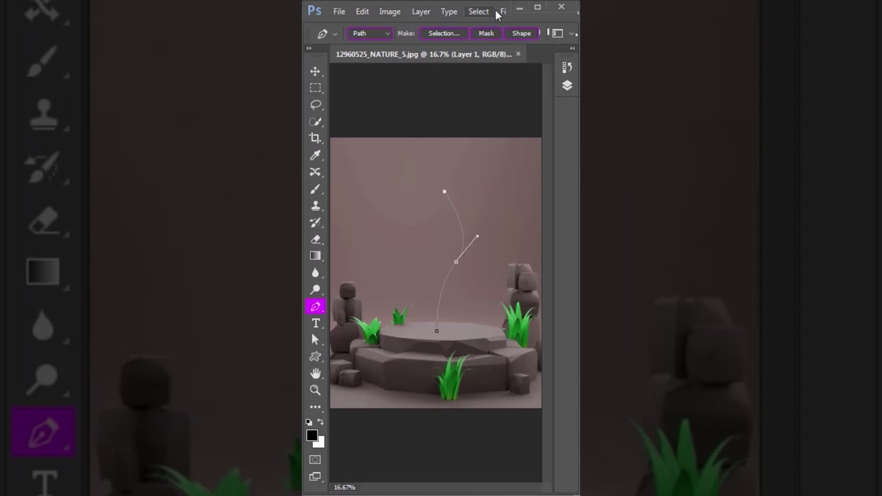 Ps Hidden Trick | Create Tree in Photoshop 