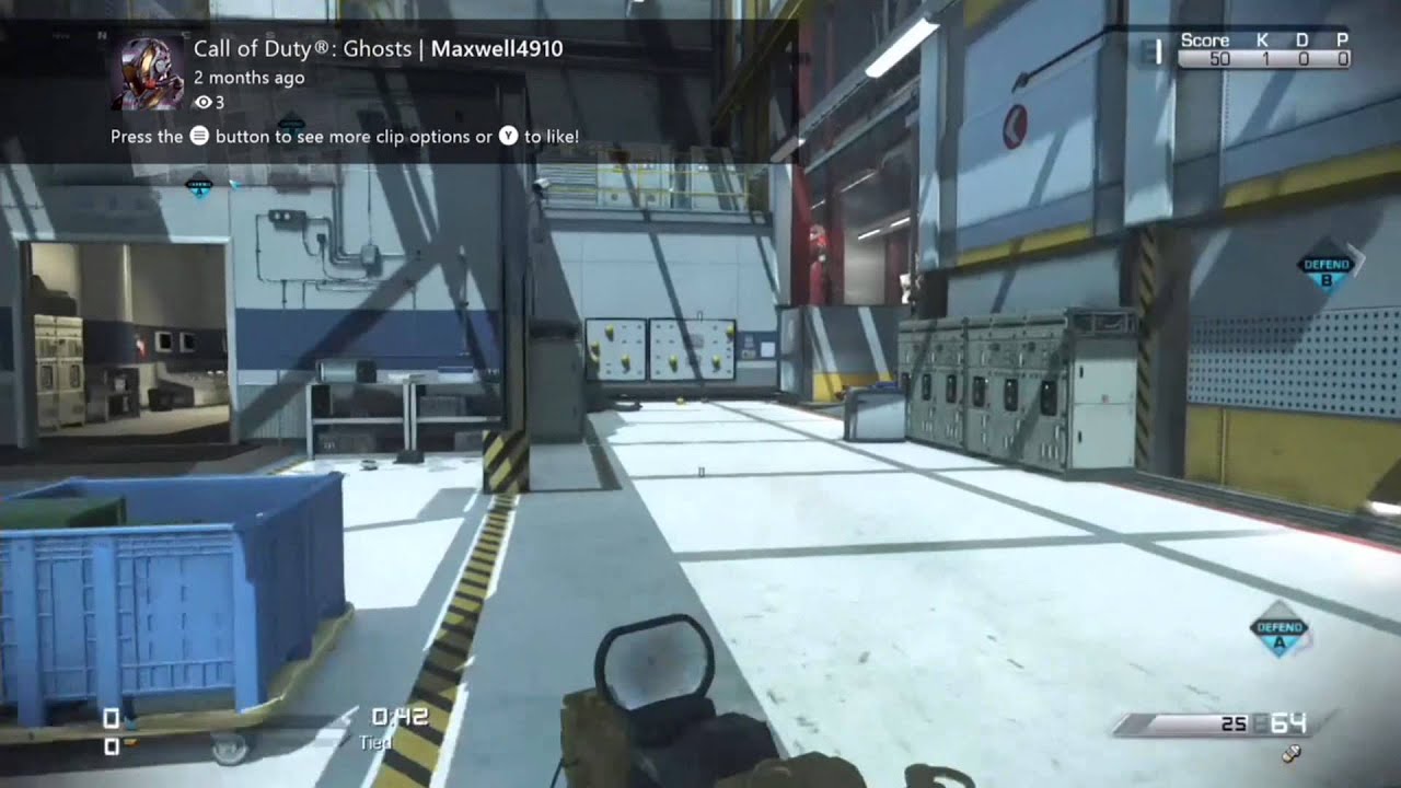 Game Battles EPIC Killcam - COD Ghost