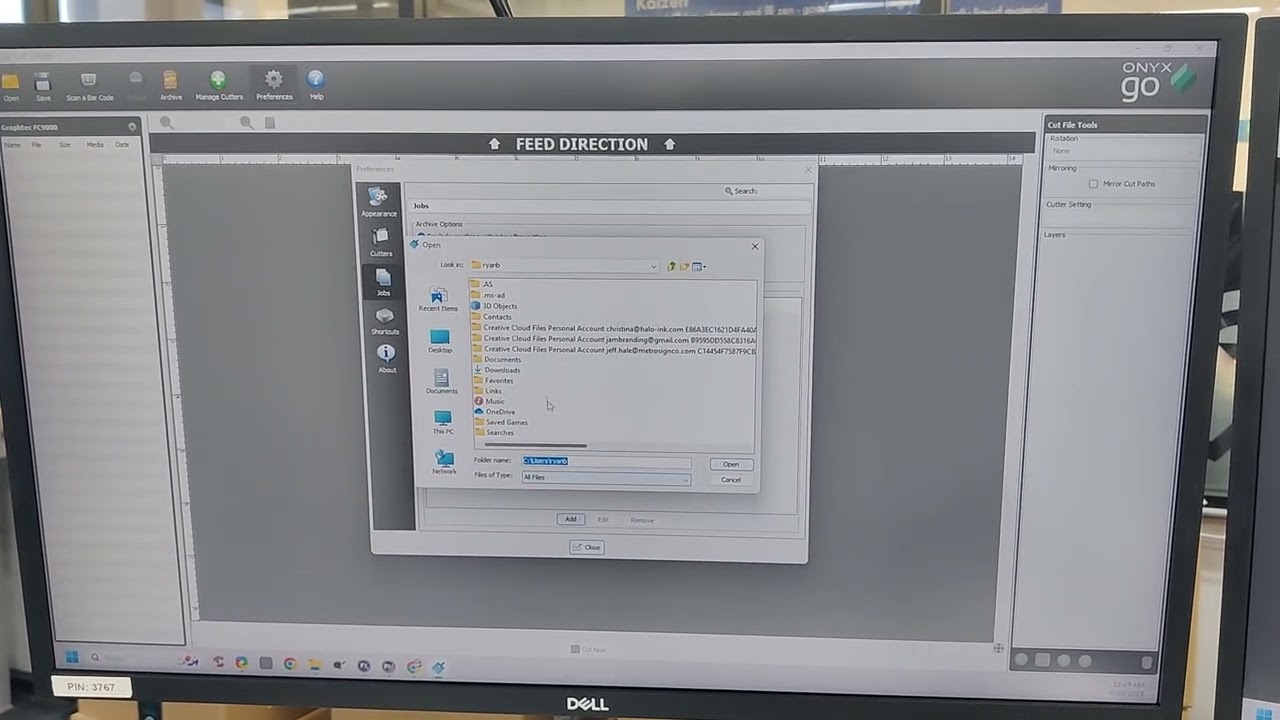 Large Format | ONYX GO Cut Server | How to Connect the Cut File Hot Folder