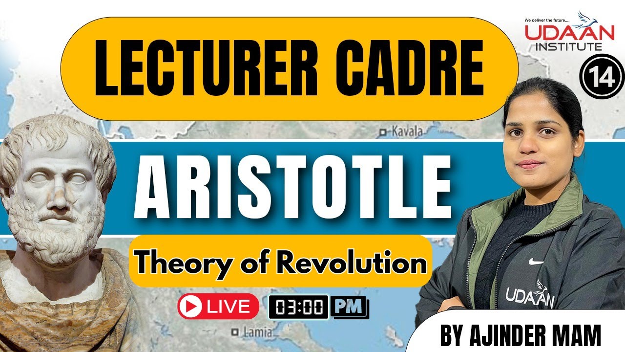 Aristotle (Theory of Revolution) #14 | Punjab Lecturer Cadre Exam 2024 | By Ajinder Ma'am